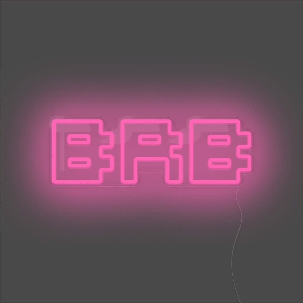 BRB Neon Sign - Unrivaled Neon - Pink #color_pink