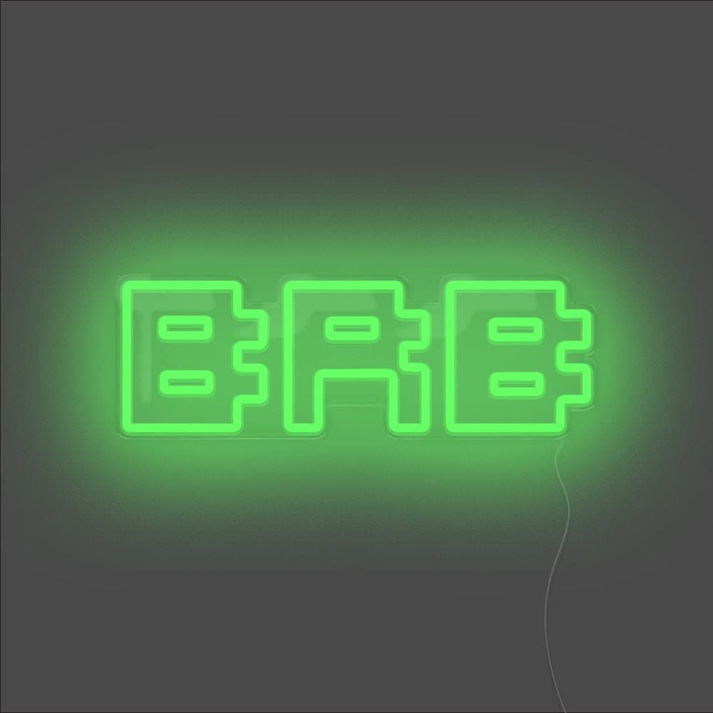 BRB Neon Sign - Unrivaled Neon - Green #color_green