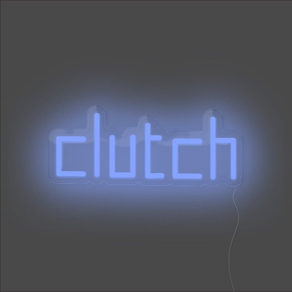 Clutch Neon Sign - Unrivaled Neon - Blue #color_blue