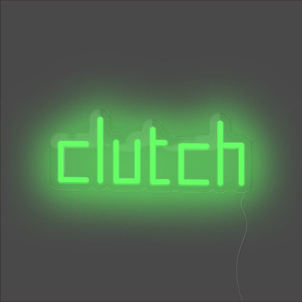 Clutch Neon Sign - Unrivaled Neon - Green #color_green
