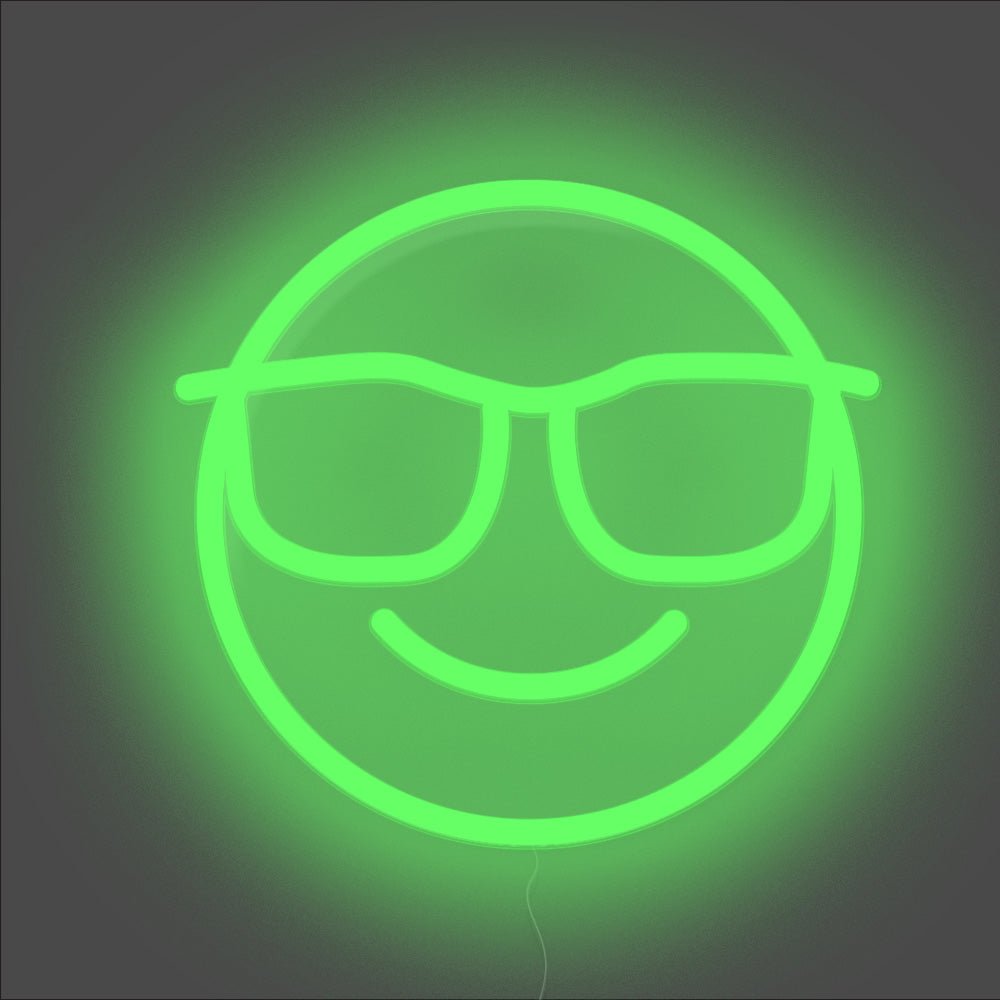 Cool Emoji Neon Sign
