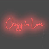 Crazy In Love Neon Sign - Unrivaled Neon - Red #color_red
