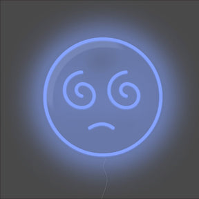 Dizzy Emoji Neon Sign