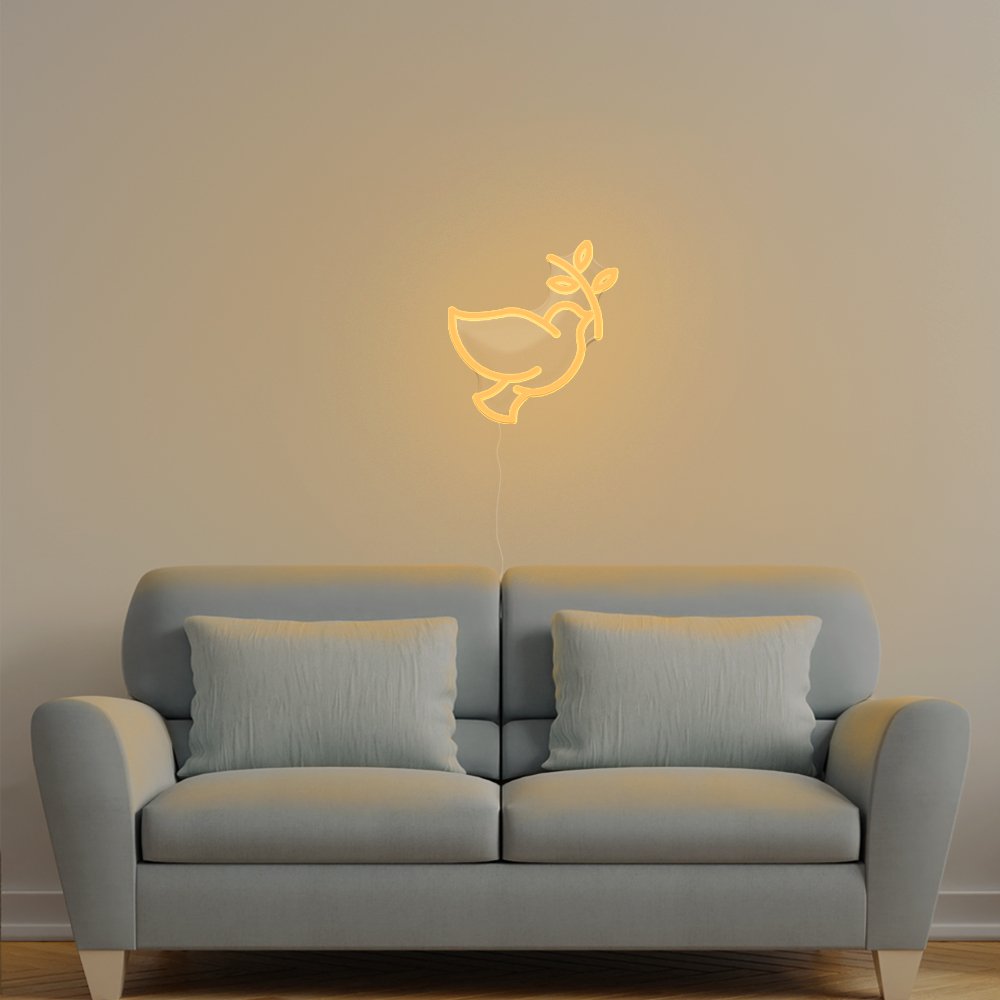 Dove Of Peace Neon Sign