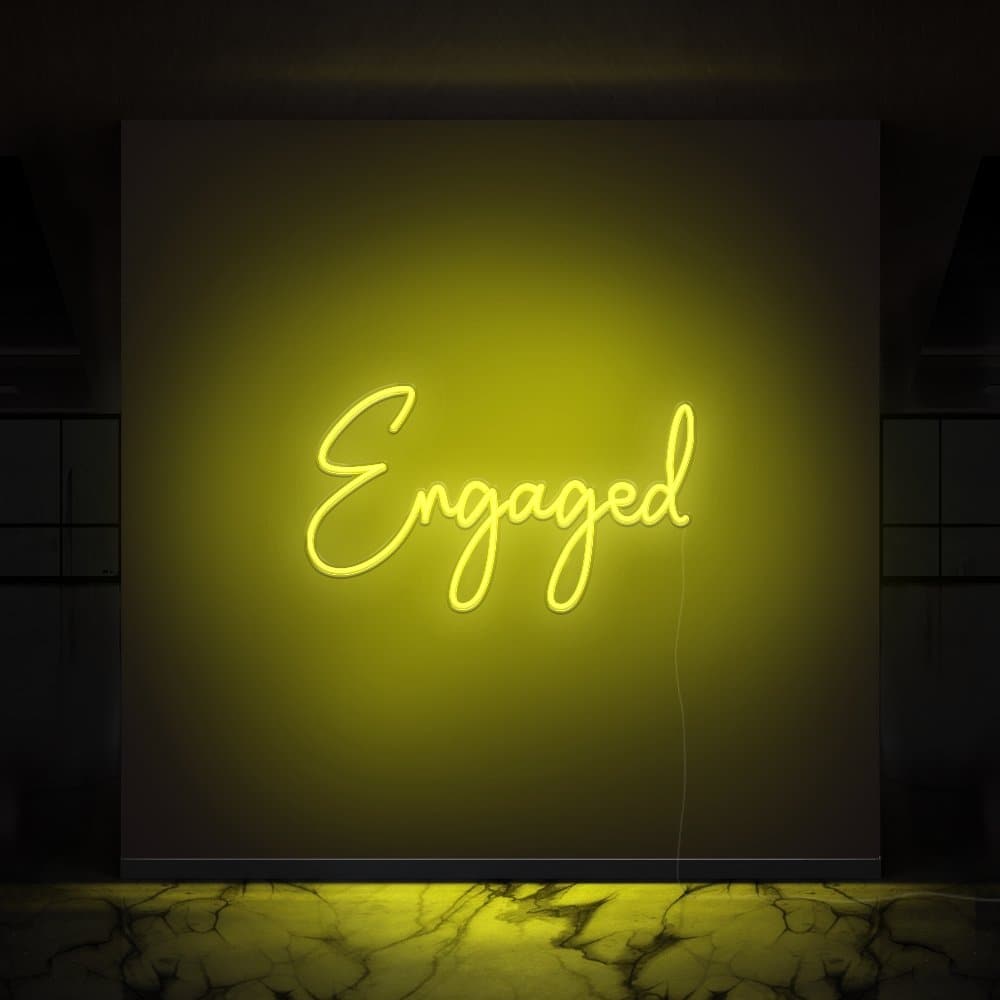 Engaged Neon Sign