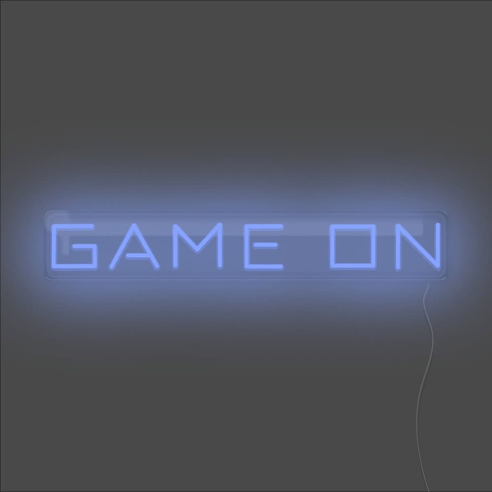 Game On Neon Sign - Unrivaled Neon - Blue #color_blue