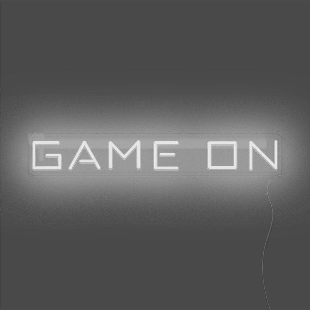 Game On Neon Sign - Unrivaled Neon - White #color_white