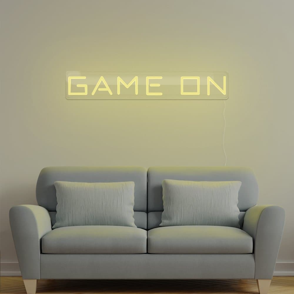 Game On Neon Sign
