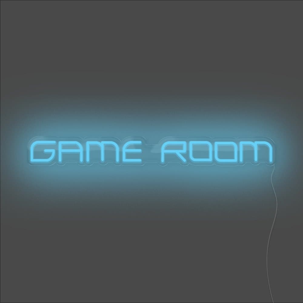 Game Room Neon Sign - Unrivaled Neon - Light Blue #color_light blue