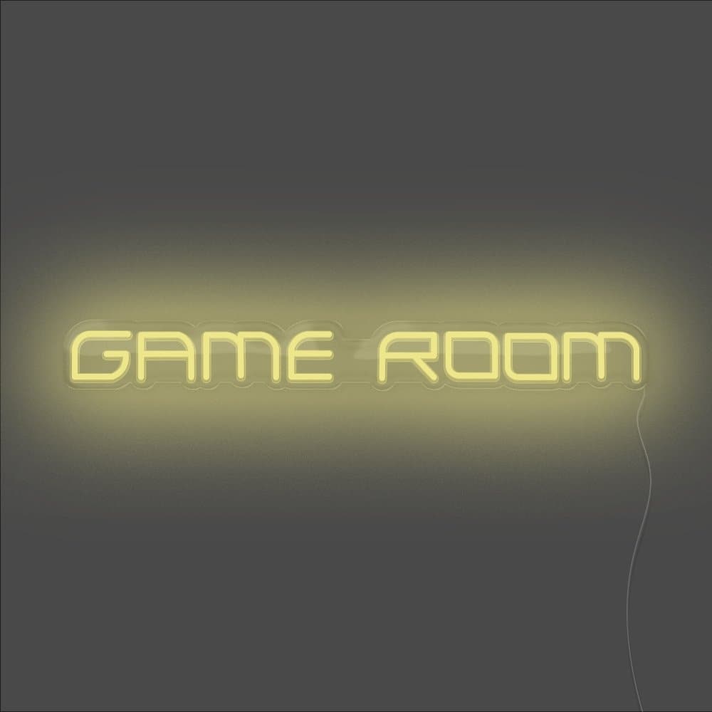 Game Room Neon Sign - Unrivaled Neon - Lemon Yellow #color_lemon yellow