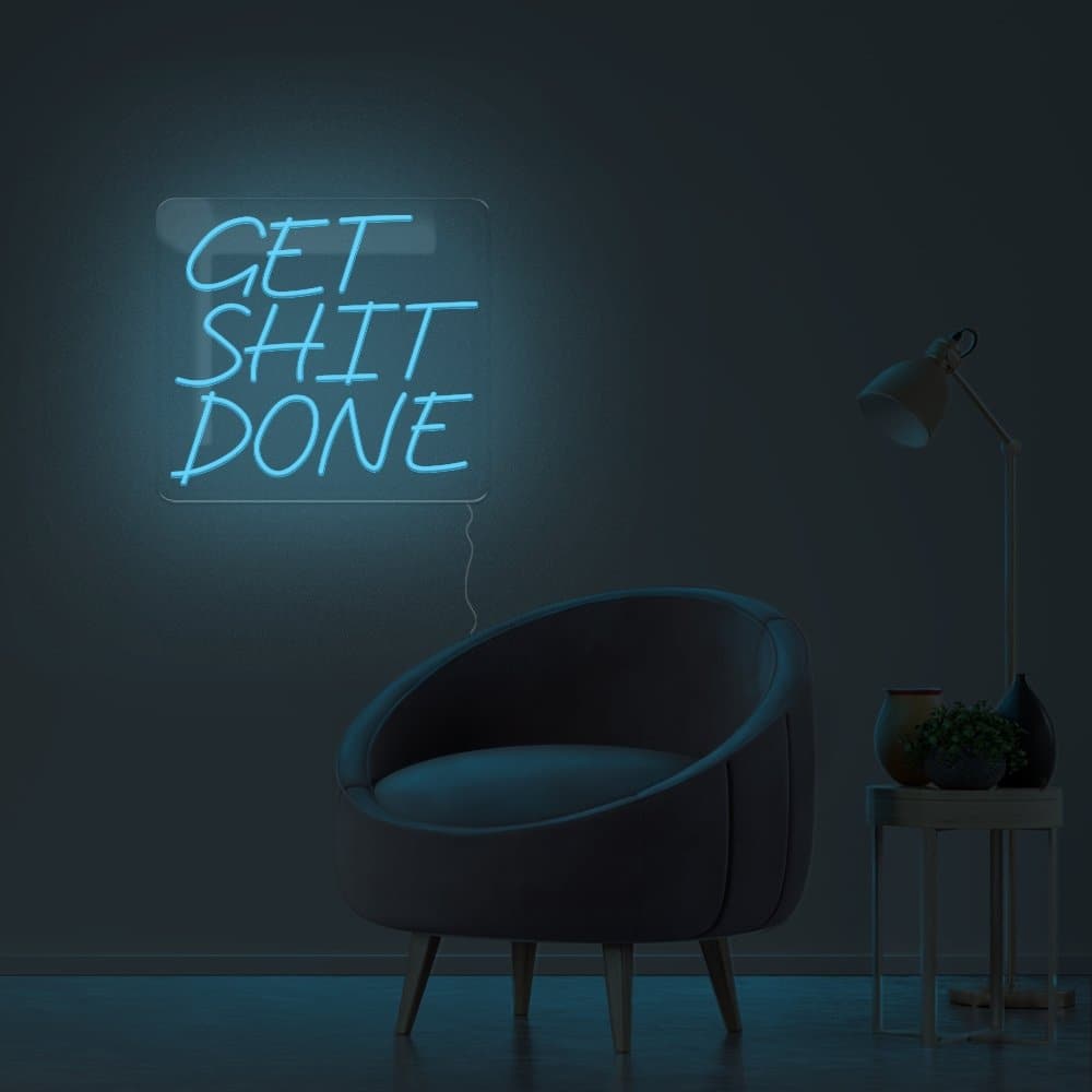 Get Shit Done Neon Sign