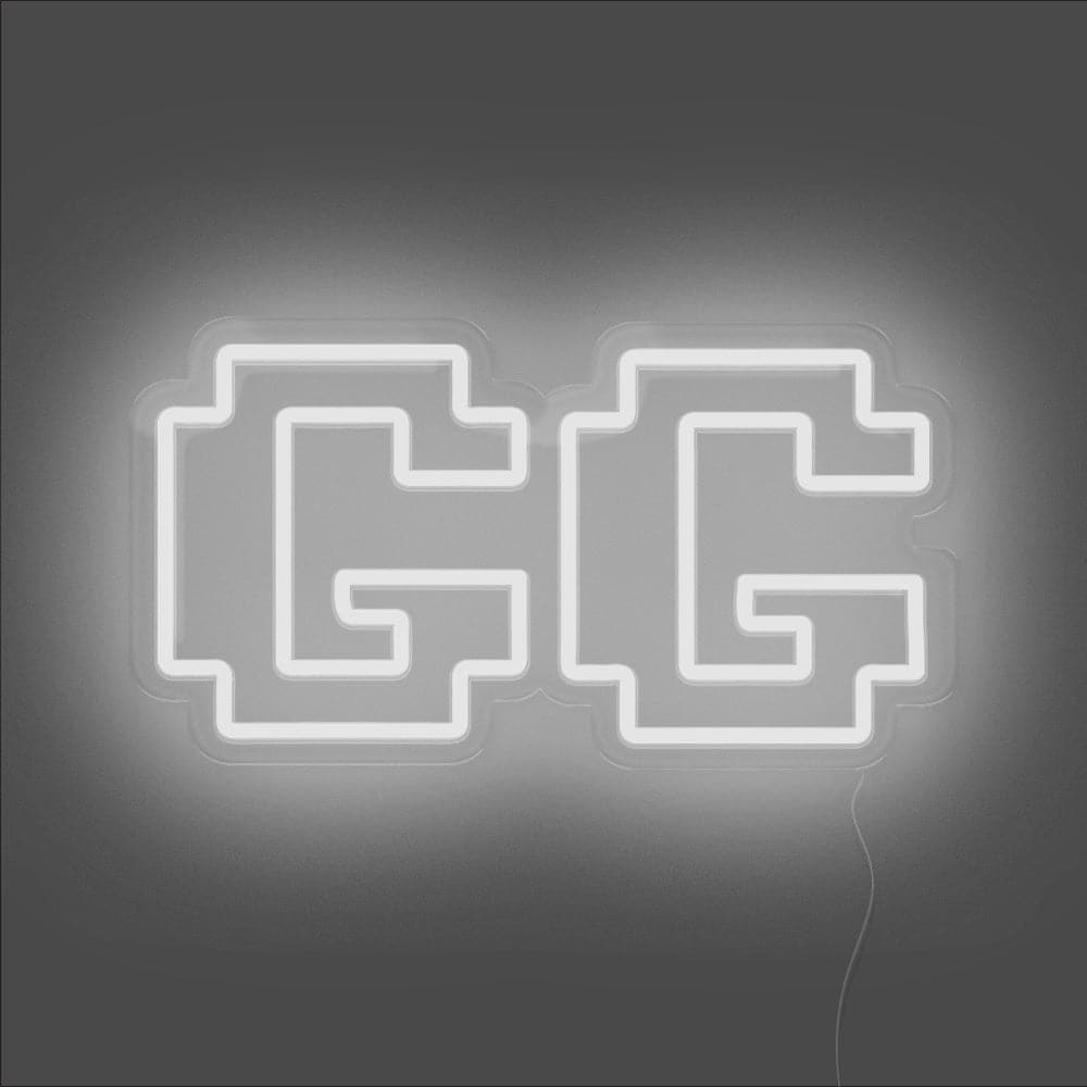GG Neon Sign - Unrivaled Neon - White #color_white