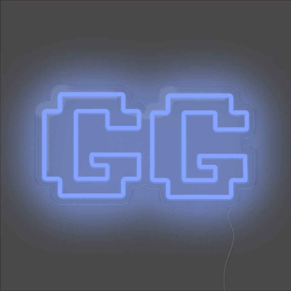 GG Neon Sign - Unrivaled Neon - Blue #color_blue