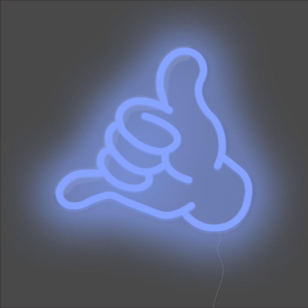 Hang Loose Neon Sign - Unrivaled Neon - Blue #color_blue