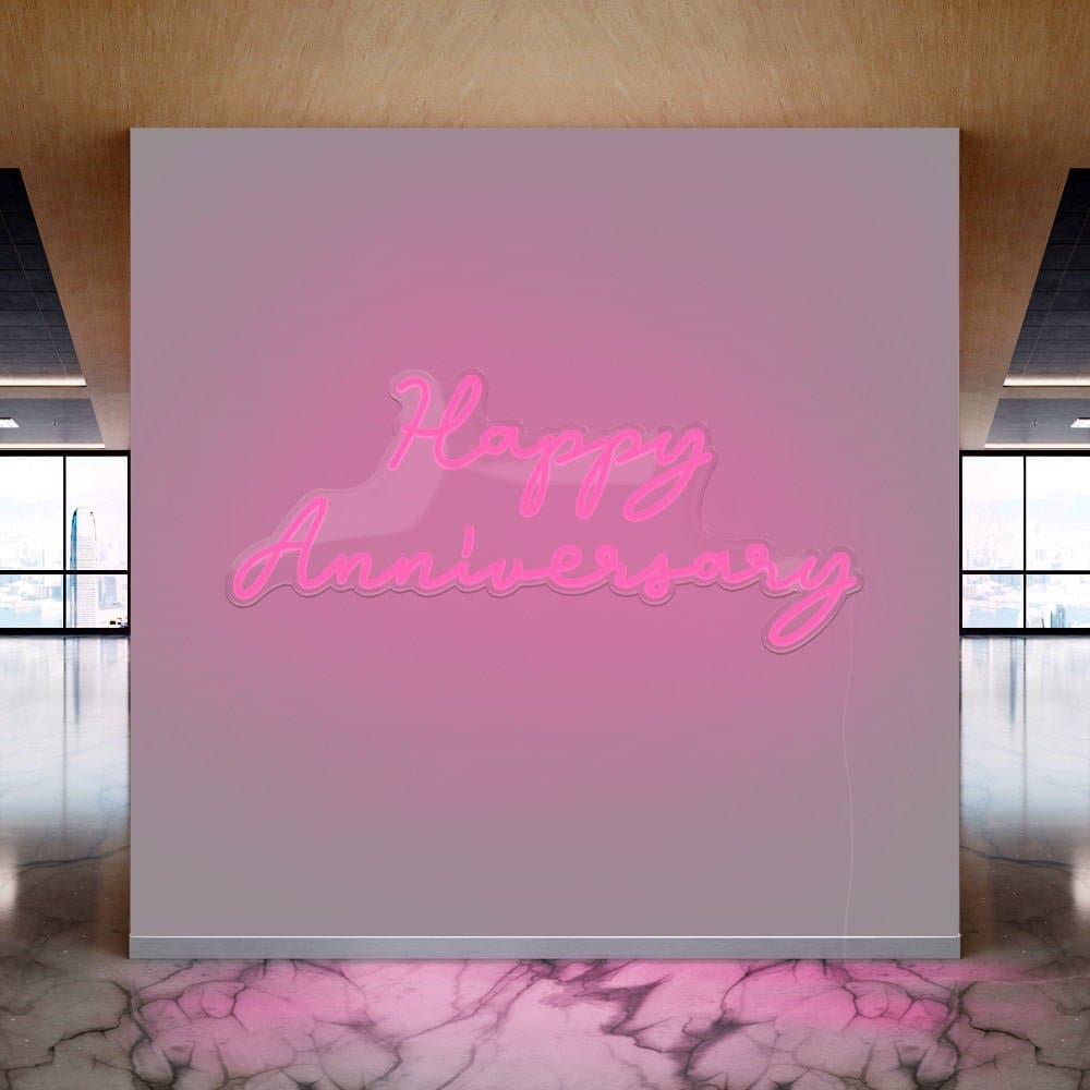 Happy Anniversary Neon Sign