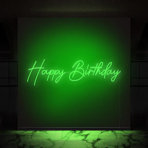 Happy Birthday Celebration Neon Sign