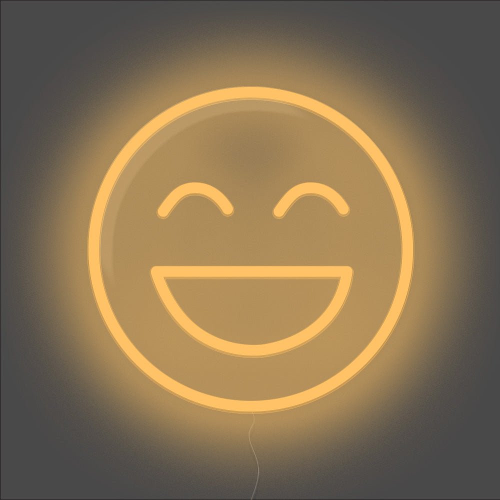 Happy Emoji Neon Sign