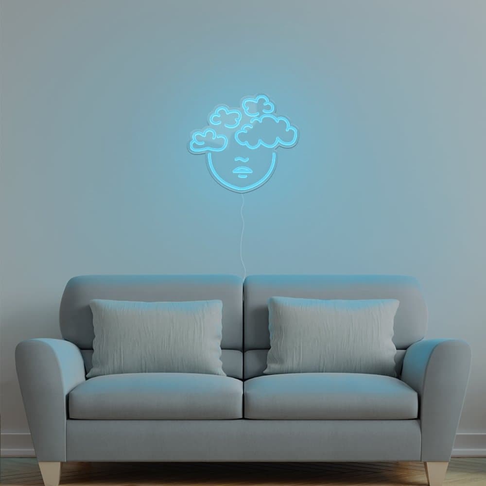 Head In The Clouds Neon Sign