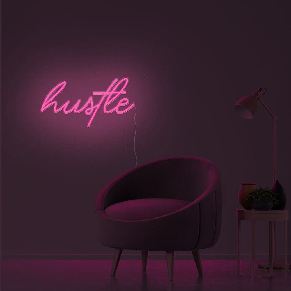 Hustle Neon Sign