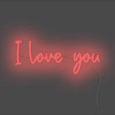 I Love You Neon Sign - Unrivaled Neon - Red #color_red