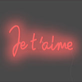 Je T'aime  Neon Sign - Unrivaled Neon - Red #color_red