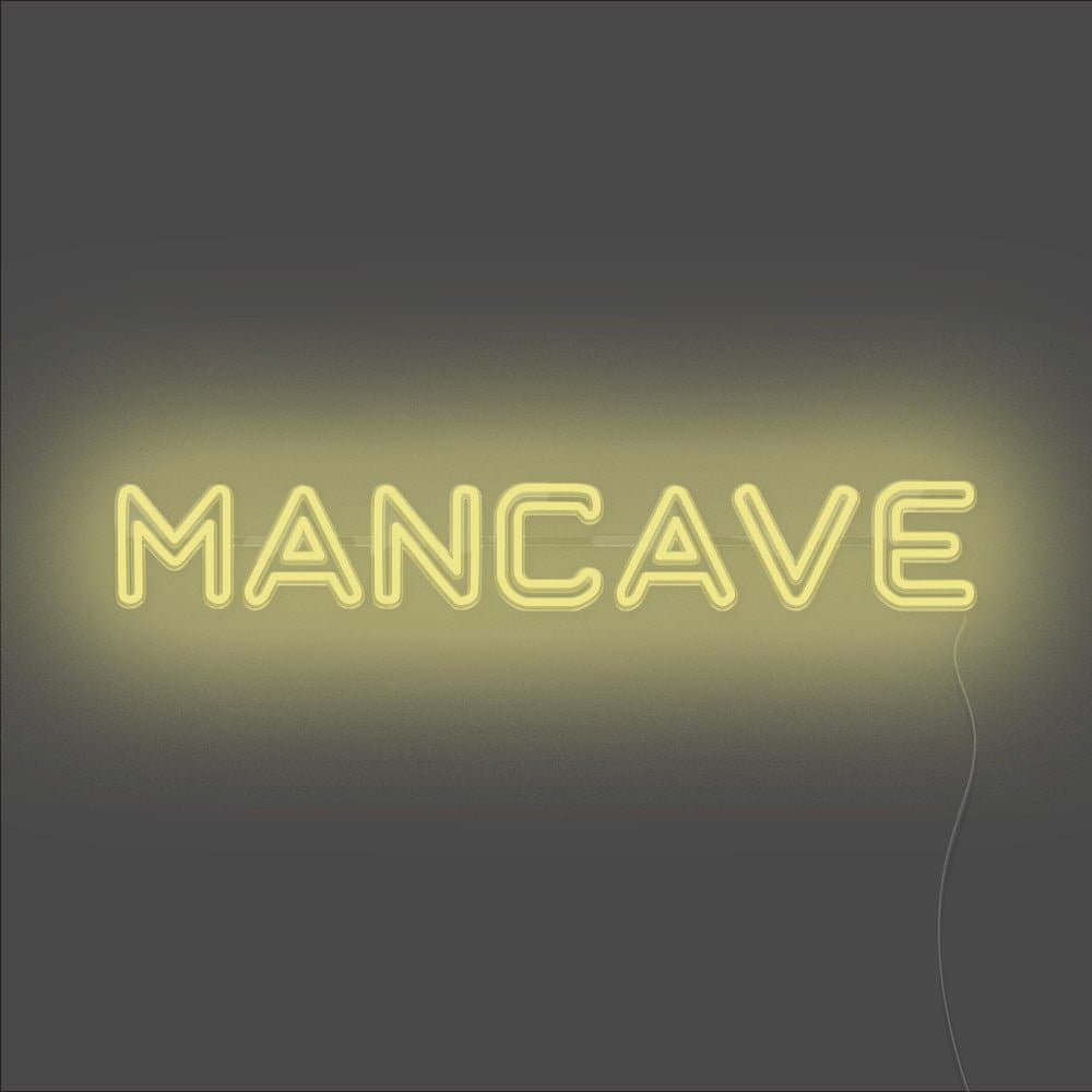 Mancave Neon Sign - Unrivaled Neon - Lemon Yellow #color_lemon yellow