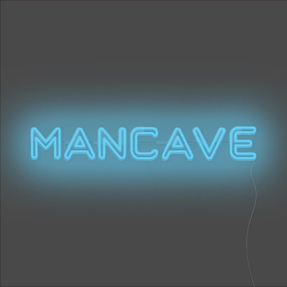 Mancave Neon Sign - Unrivaled Neon - Light Blue #color_light blue