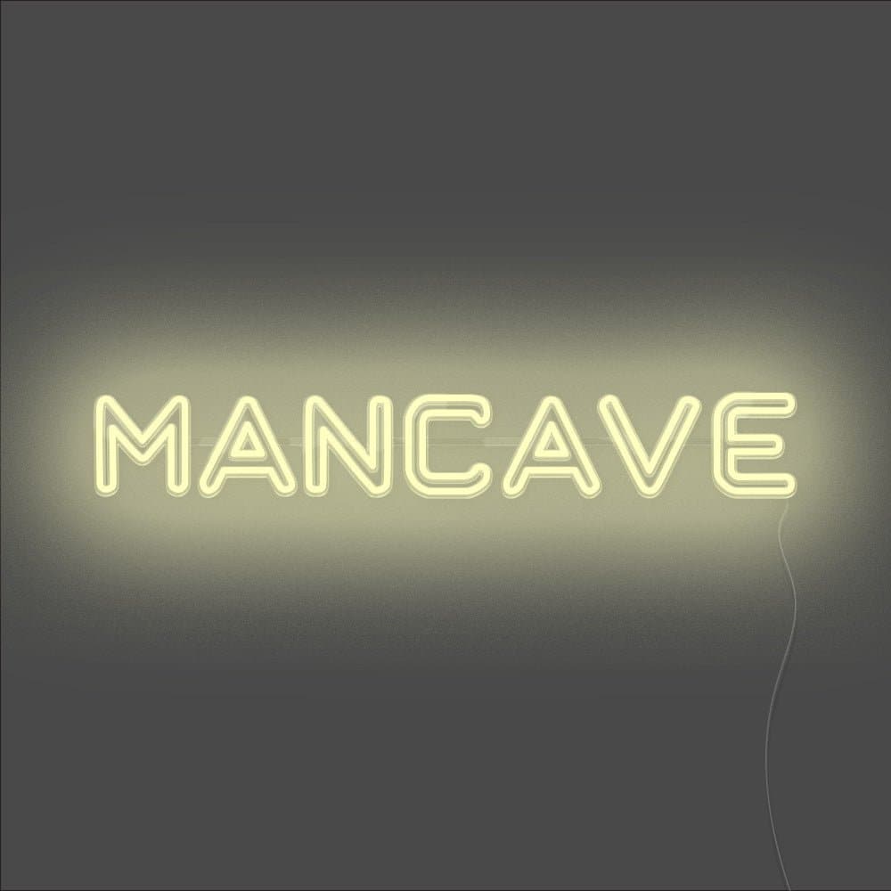 Mancave Neon Sign - Unrivaled Neon - Warm White #color_warm white