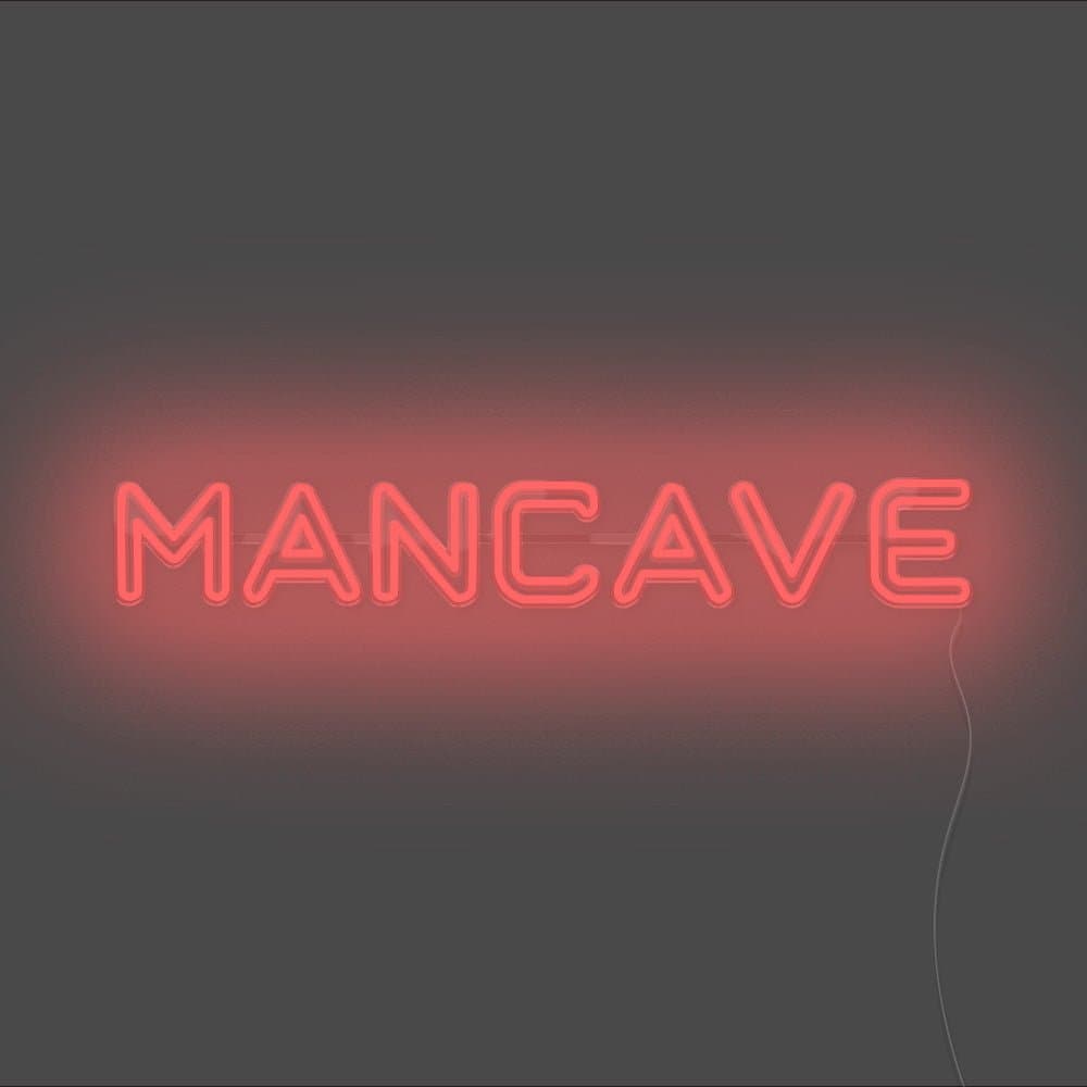 Mancave Neon Sign - Unrivaled Neon - Red #color_red