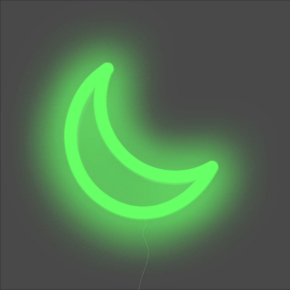 Moon Neon Sign