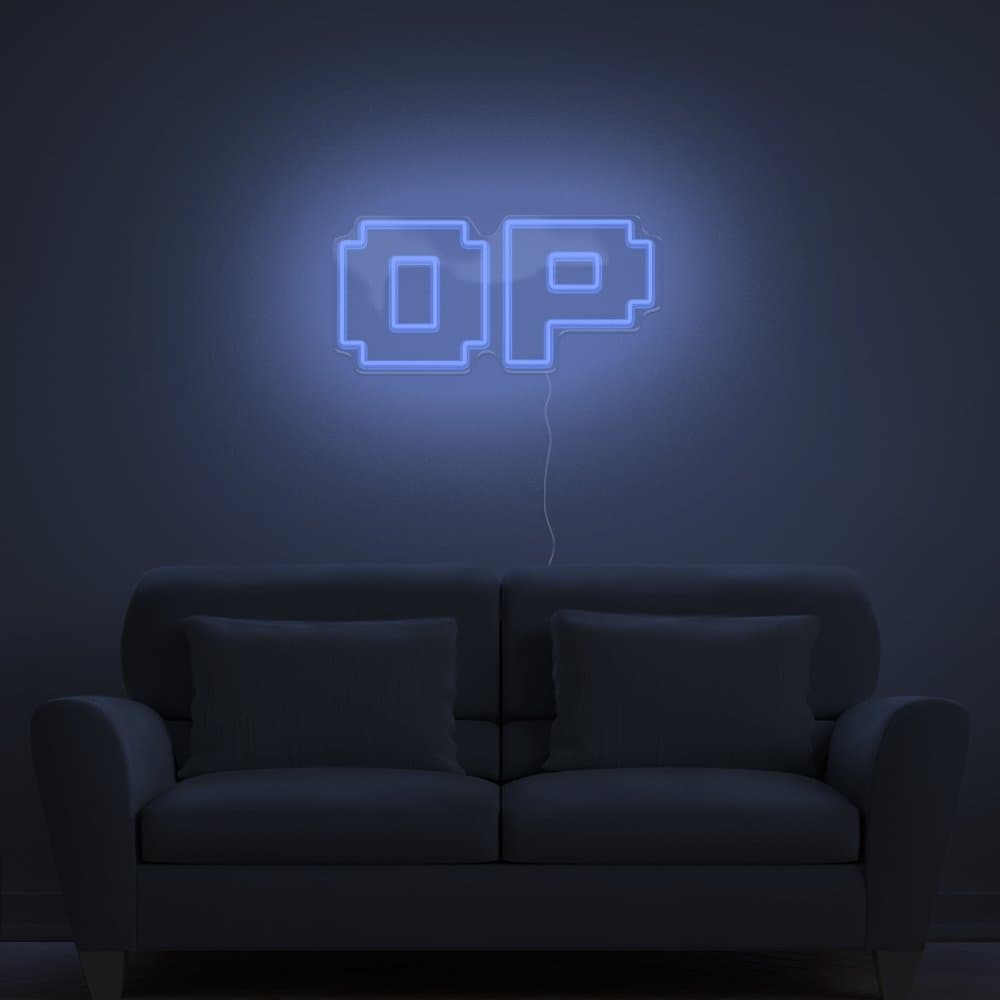 OP Neon Sign