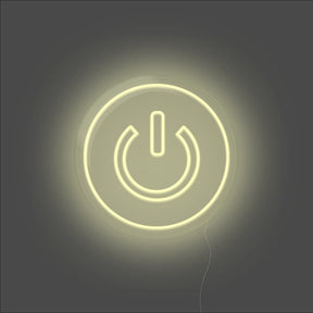Power Button Neon Sign