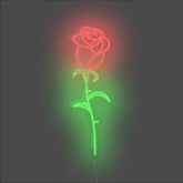 Rose Neon Sign - Unrivaled Neon - Multicolor Version 1 #color_multicolor version 1
