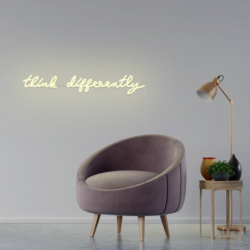 Think Differently Neon Sign