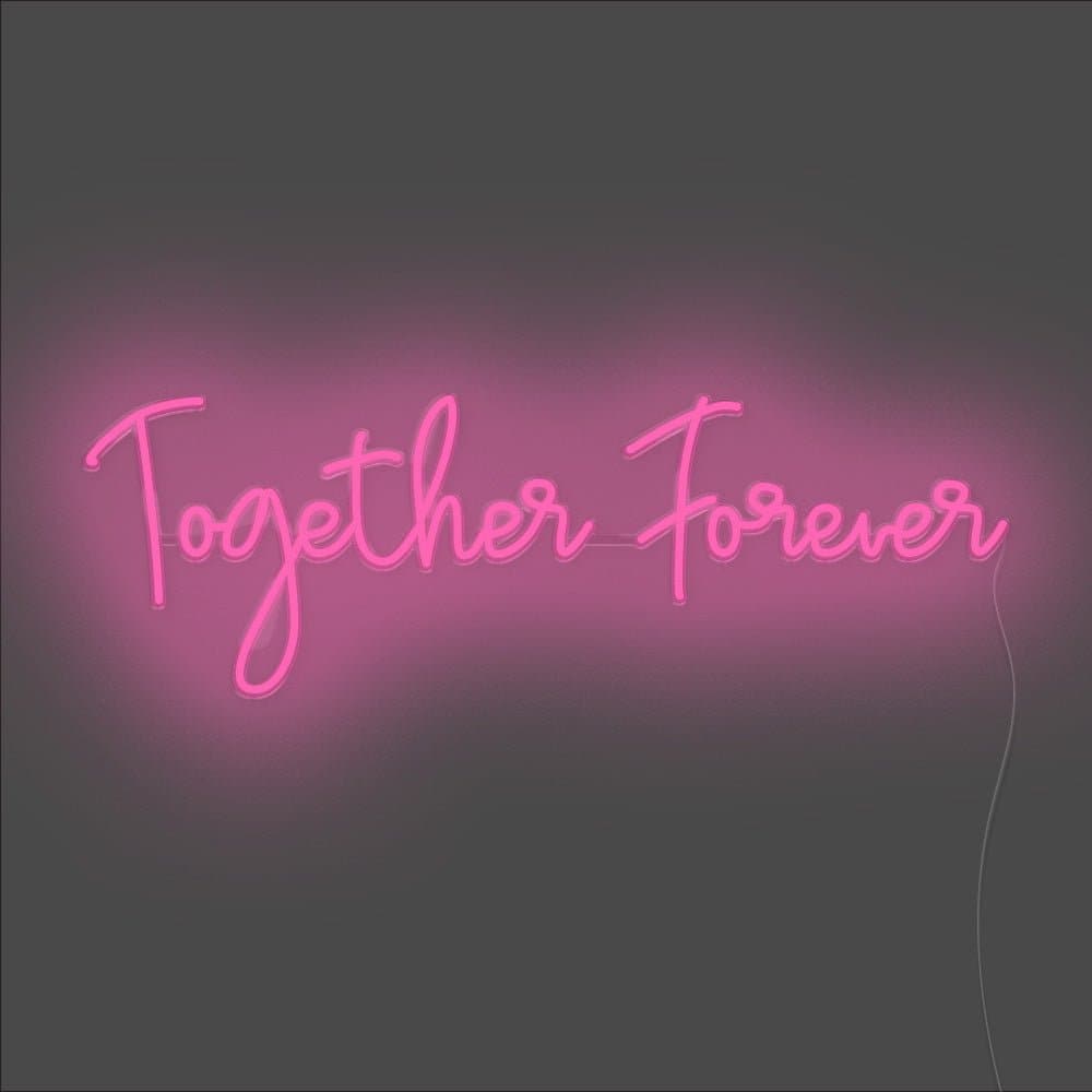 Together Forever Neon Sign - Unrivaled Neon - Pink #color_pink