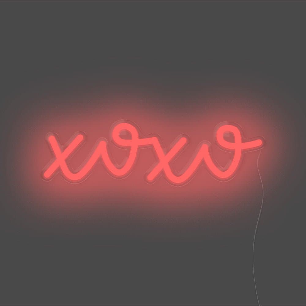 xoxo Neon Sign - Unrivaled Neon - Red #color_red